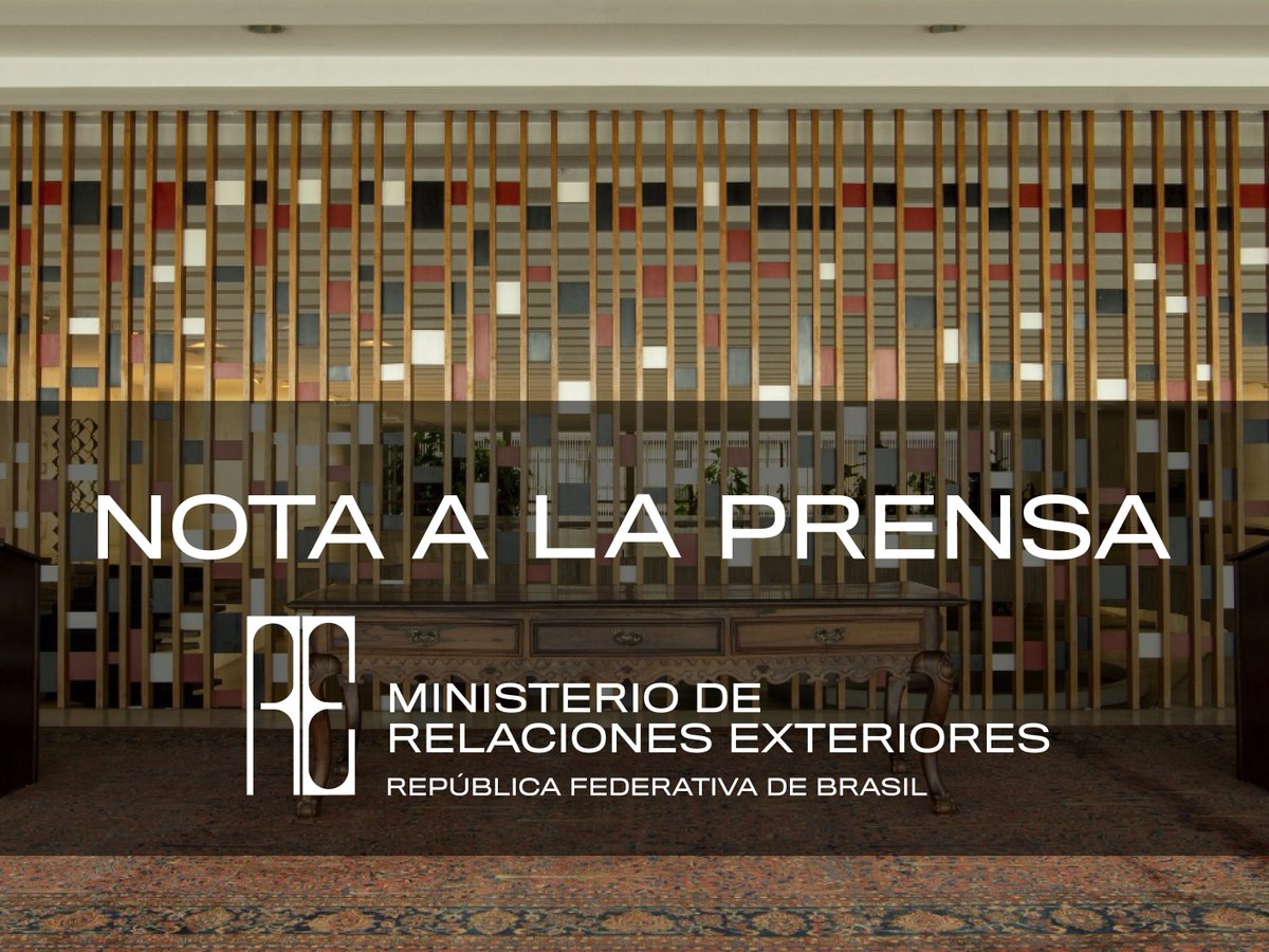 Itamaraty_ES's tweet photo. Comunicado Conjunto Brasil-Argentina con motivo de la Visita a Brasilia del Ministro de Relaciones Exteriores, Comercio Internacional y Culto de Argentina: https://t.co/iyGYw27YBx https://t.co/cVaaDvzmLG