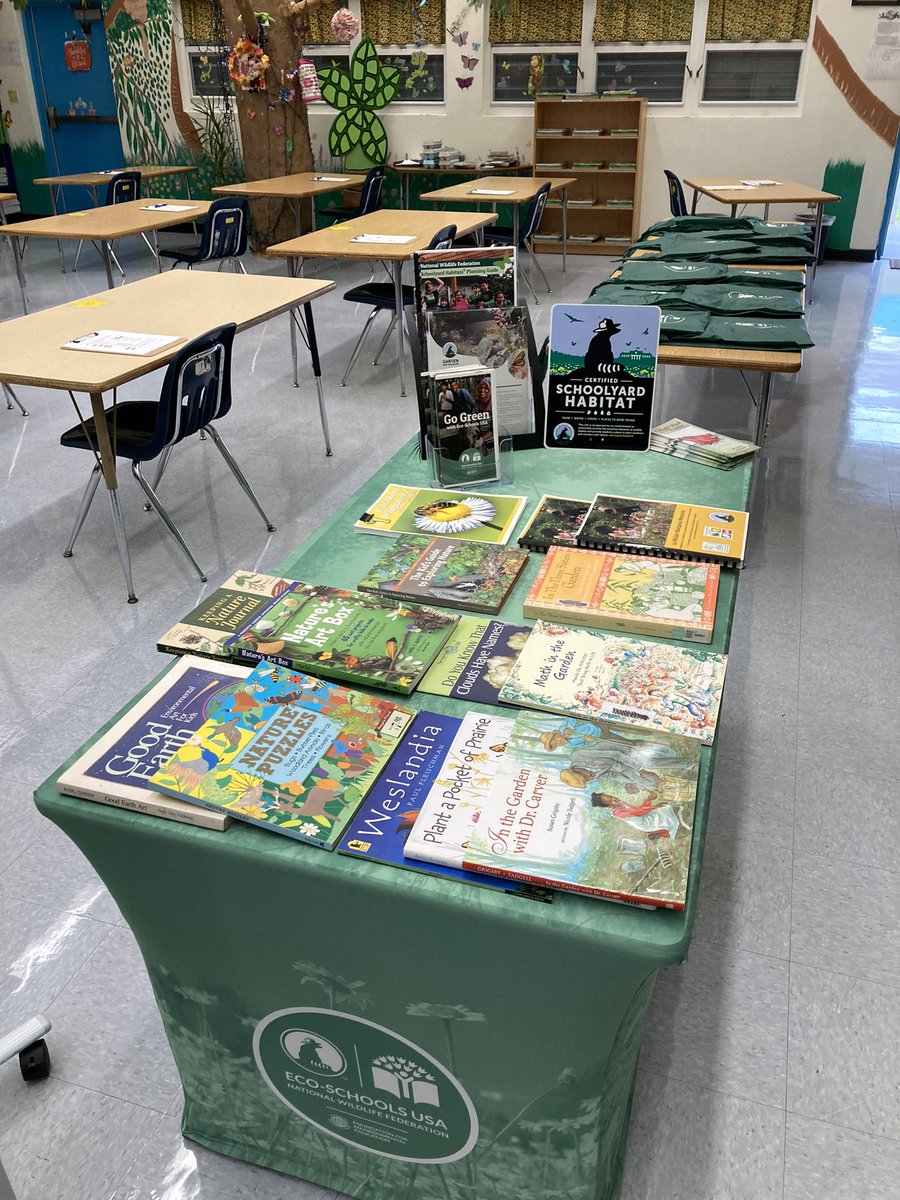 ESUSASouthFL's tweet photo. Ready for our Eco-School USA &amp;     M-DCPS STEAM teacher professional development workshop!! https://t.co/n404h22Sa4