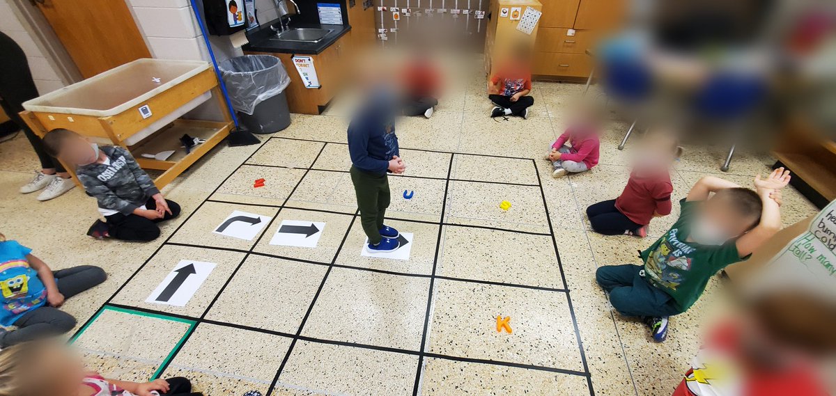 MissW00D's tweet photo. Today was our first day starting unplugged coding. Students had to help their friend find the letter we were looking for and avoid all the obstacles in their way. https://t.co/ik2OVSNrgC