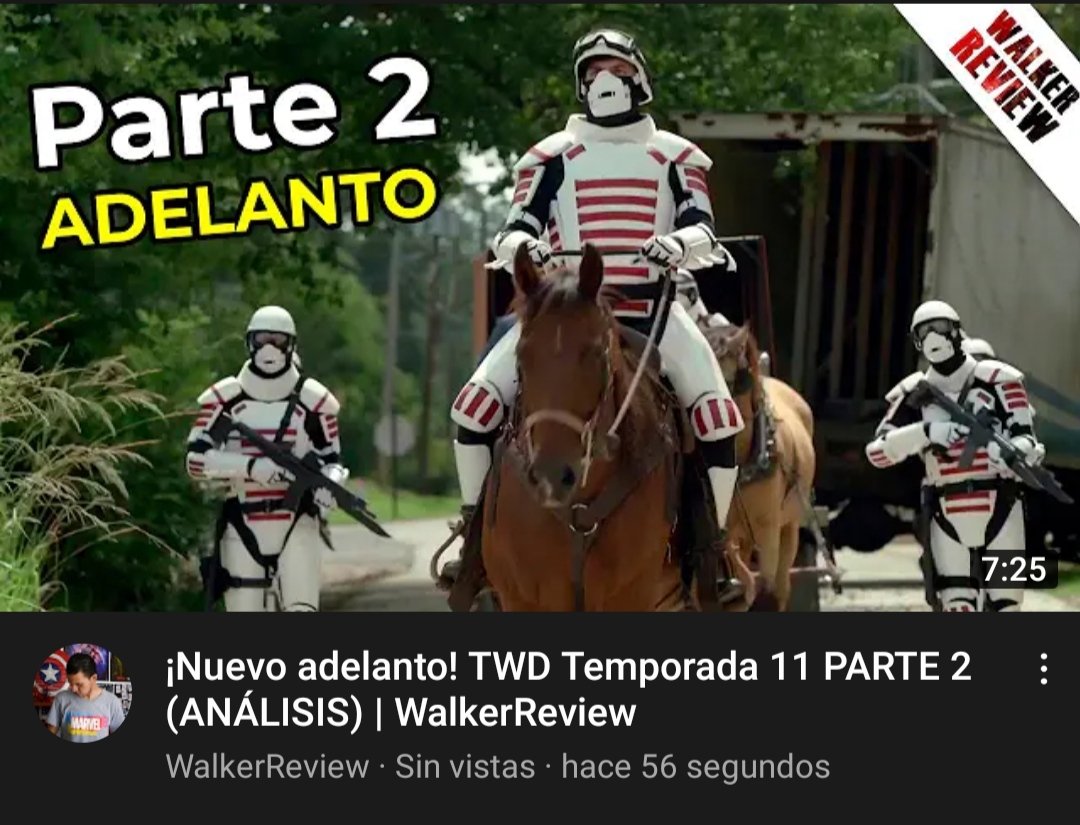 WalkerReview's tweet photo. ¡Nuevo vídeo! Analizando el nuevo adelanto de #Twd 🔥😃
https://t.co/ImRhm8EEuK https://t.co/ZX8MvcZkau