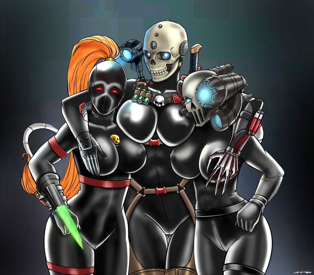 Crowe64608728's tweet photo. Nice Trio! Thanks Sidneysenhus for this commission!
#CallidusAssassin #EversorAssassin #CulexusAssassin #warhammer40k #OfficcioAssassinorum https://t.co/WlbKHeEiBH