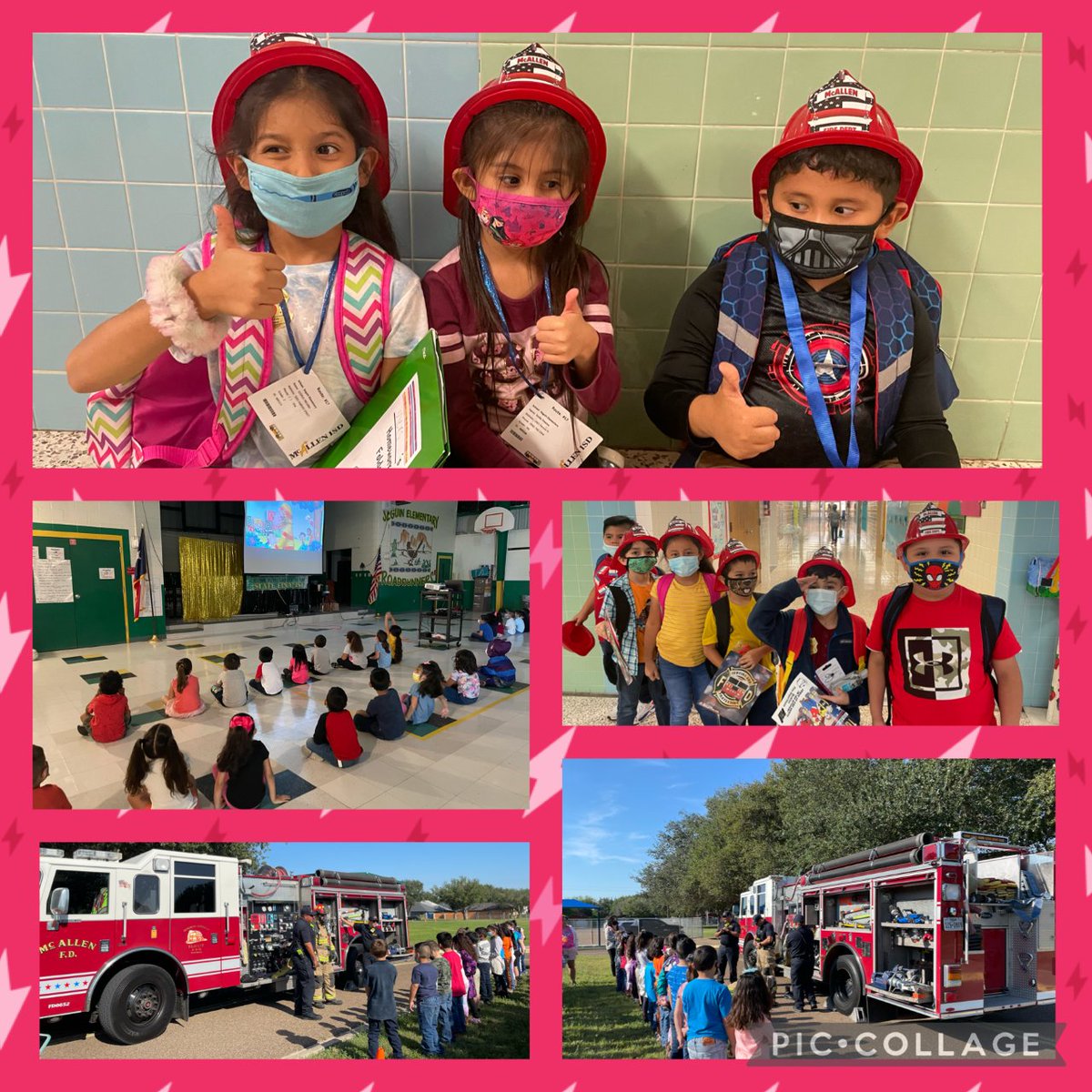 Learning the sounds of fire safety with the <a href="/CityofMcAllen/">City of McAllen, TX</a> firefighters.  Thank you for the great presentations during Fire Prevention Week. <a href="/SeguinElem/">Seguin Elementary</a> <a href="/McAllenISD/">McAllen ISD</a> <a href="/McAllenISDCTE/">McAllen ISD CTE</a> <a href="/counseling_misd/">McAllen ISD Counseling Department</a>