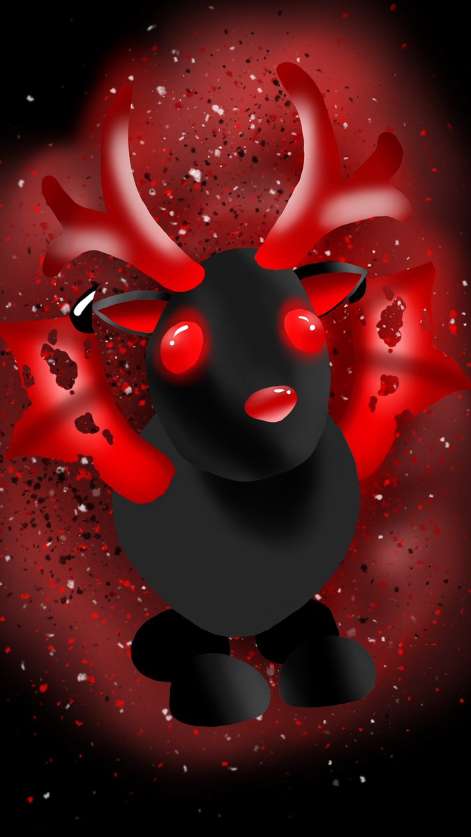 Adopt.me_news
<a href="/Adoptme78946311/">🐺☯️💜-purple wolf-💜☯️🐺</a> made this  evil reindeer pet concept, e p i c