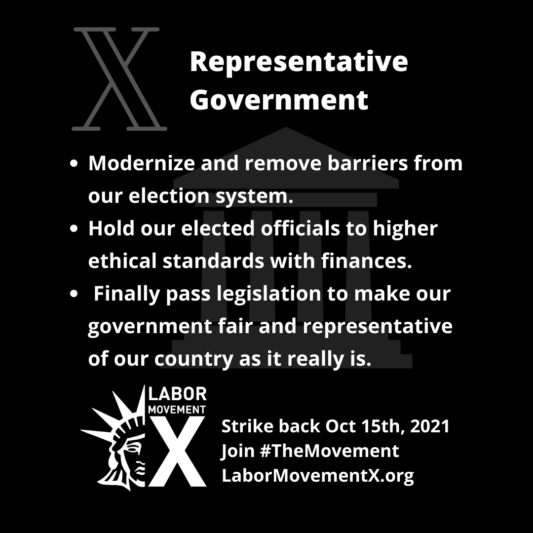 LaborMovementX's tweet photo. When we the people lose true control over the government, there is a problem!

Policies like the filibuster and places like D.C. lacking statehood have made it so that the people aren't in control anymore. Read about a more representative government below! https://t.co/I7IiwDW8Zo
