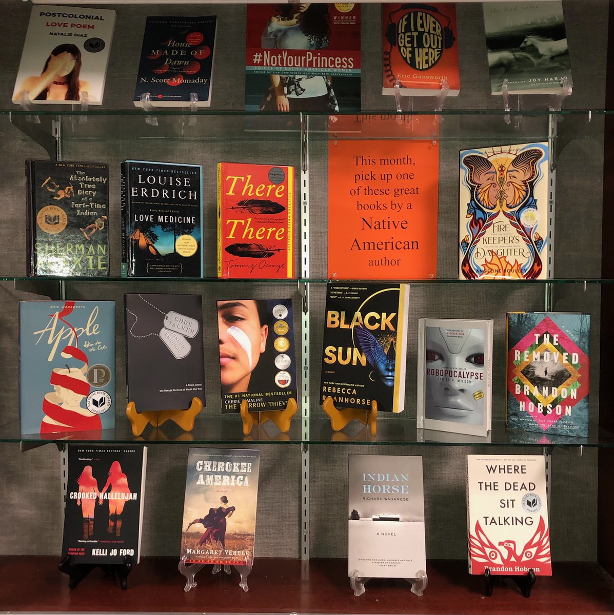 BelWestEnglish's tweet photo. Need some book recommendations for Indigenous Peoples' Day? Check out these titles!
#BWEnglish #BWReads #BTHS201 https://t.co/ZIbvgDB11Y