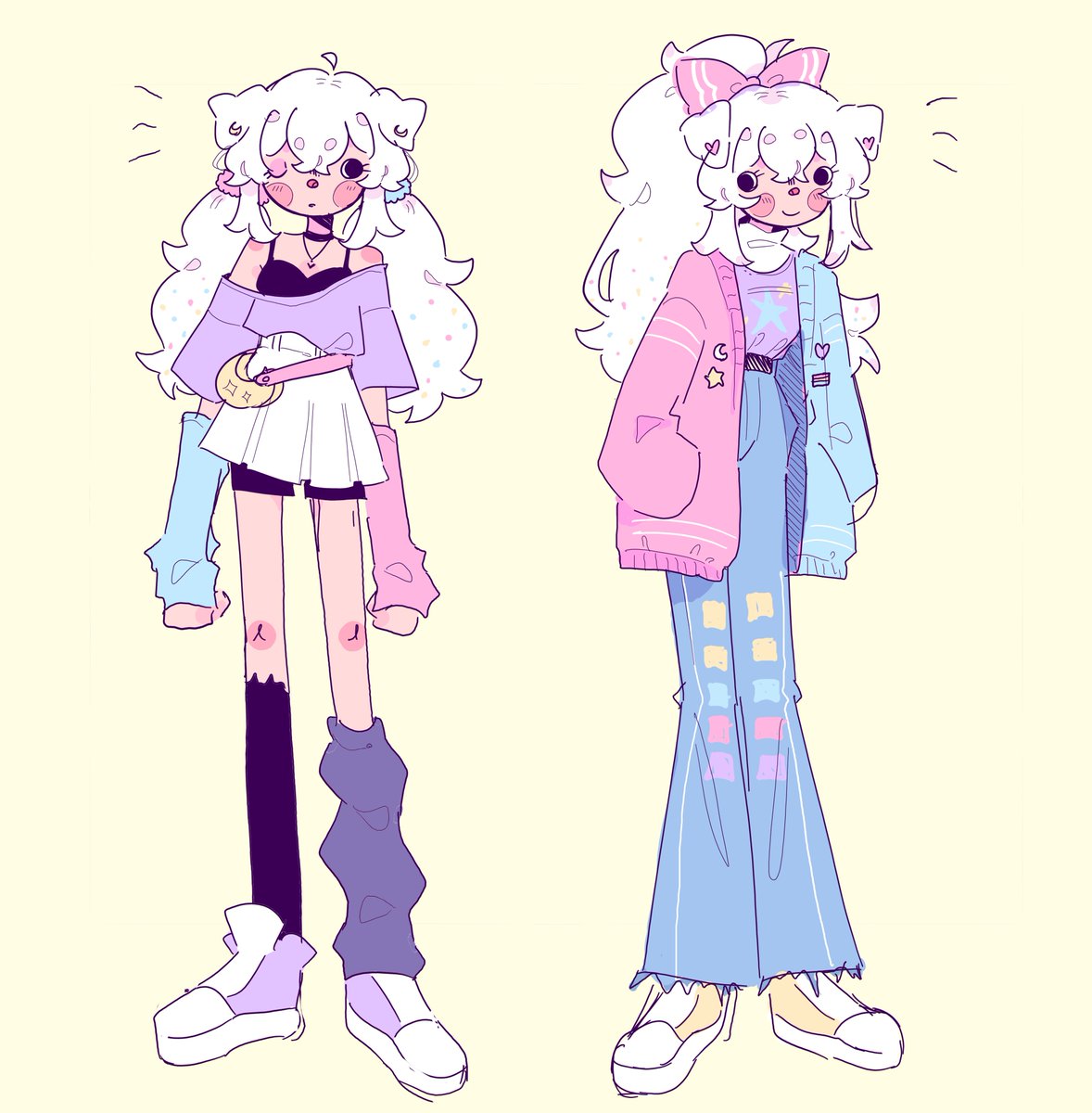 miruupon's tweet photo. if you remember her I love you
i decided to draw poppee (my first sona and mascot) again as its been quite a lot of time I haven't done any clean art ... man did I miss her i'll probs bring her back for a while, shes so fun to draw ... also some extra casual poppee outfits <3 https://t.co/4WSBivYLeT