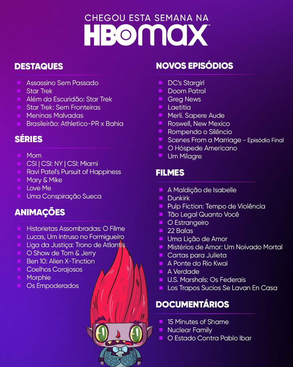 HBO Max Brasil on X: Os maiorais te esperam. Bora maratonar