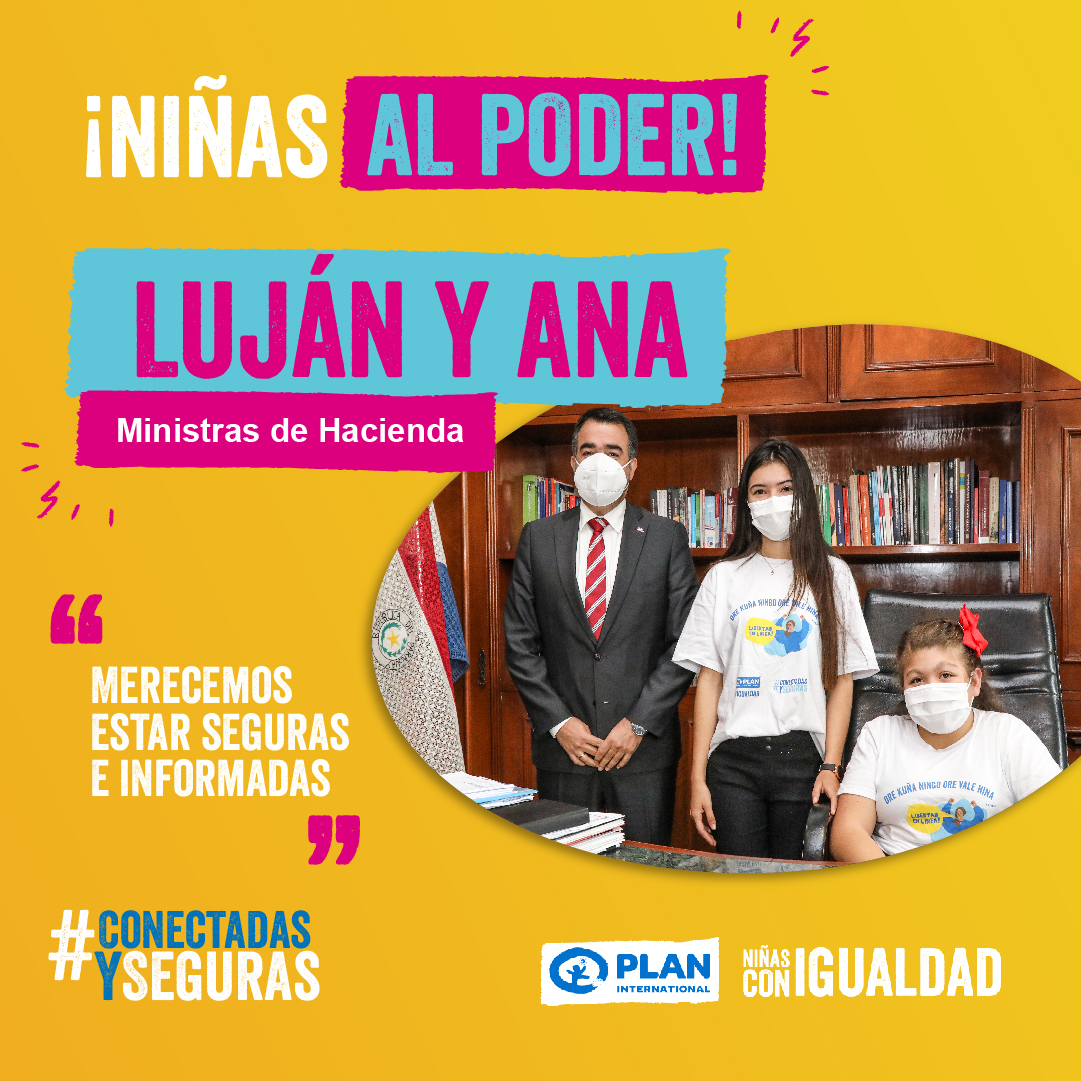 PlanPy's tweet photo. Vamos terminando la primera semana de #TomasDePoder en la que niñas y mujeres jóvenes tuvieron la oportunidad de ser autoridades, de alzar sus voces y ser agentes de cambio 🙌
Agradecemos a:
📍@Haciendapy
📍Municipalidad de Repatriación
📍Hospital General de San Pedro https://t.co/xyfj04gvwy
