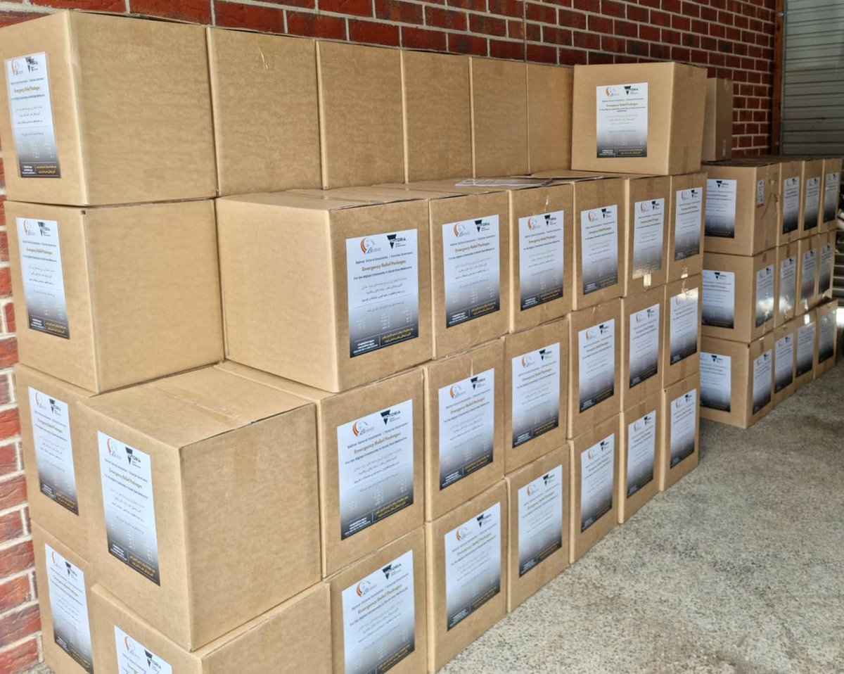 BakhtarOrg's tweet photo. Bakhtar delivered six/eight-weeks supply of culturally appropriate food packages to over 80 families who newly arrived from Afghanistan in the past two weeks.
@bassirqad @multiculturevic @BlakeJohnson @VicGovDH https://t.co/7tj60s5Uyg