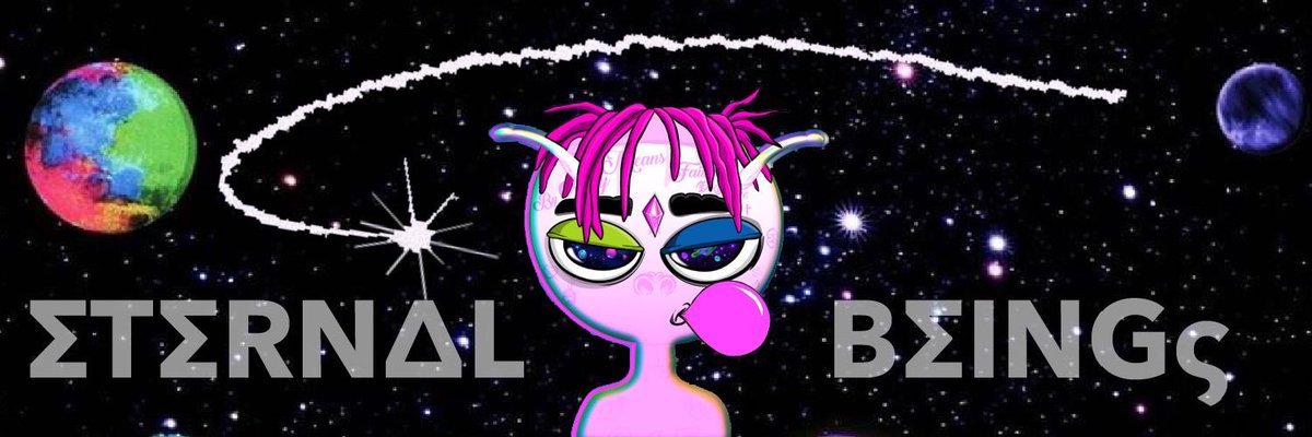 BeingsEternal's tweet photo. Enjoy using these banners I made for the community on Twitter or Discord! 👽🛸🖤 #EternalBeings #NFTCommunity #LilUziVert #NFT https://t.co/Vz6Yj0j96N
