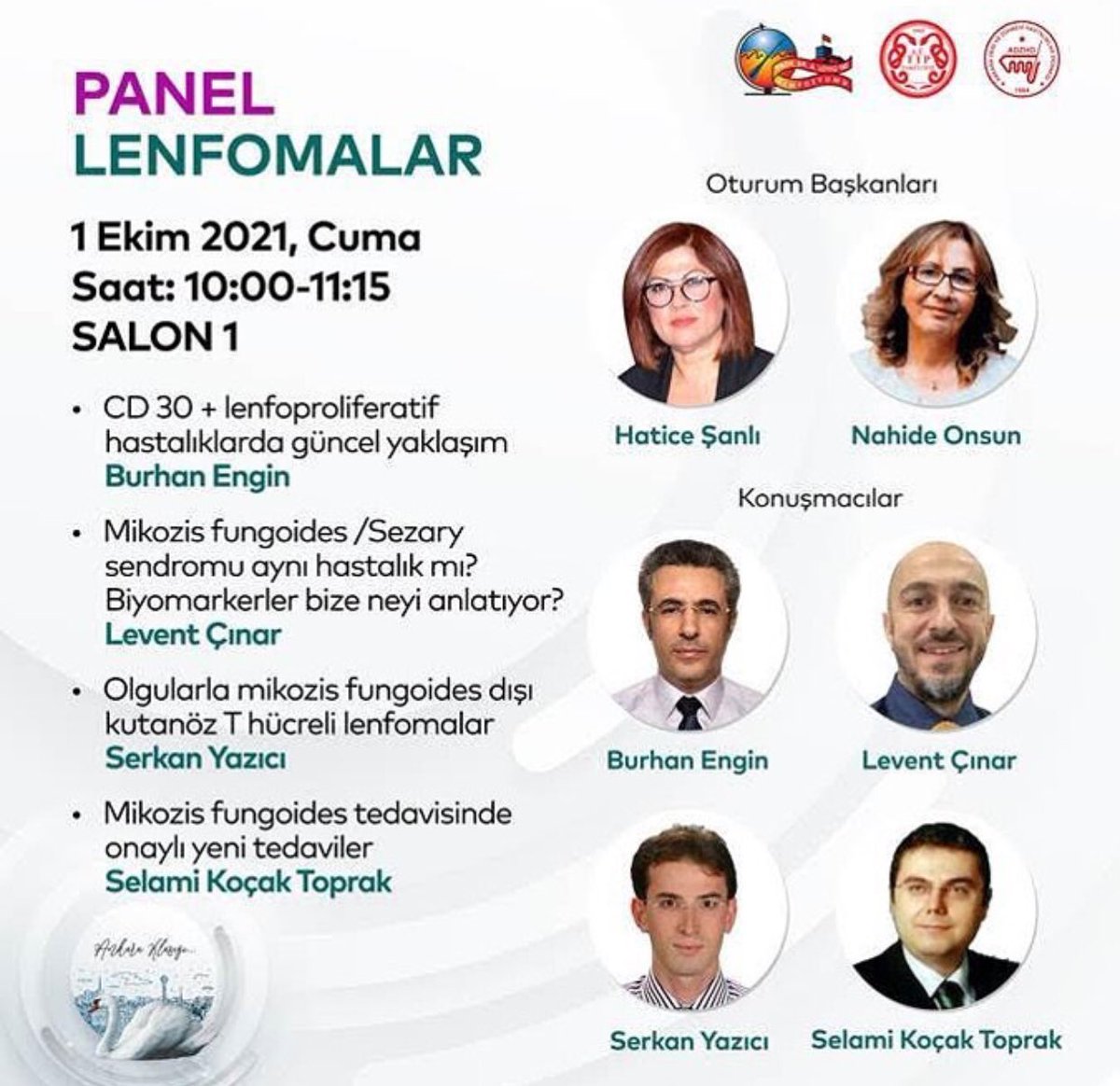 Lütfü Tat Sempozyumu’nda mikozis fungoides konuştuk. Davetleri için Hatice Şanlı hocamıza çok teşekkür ederim.. #mycosisfungoides <a href="/erdihatice/">hatice erdi şanlı</a>