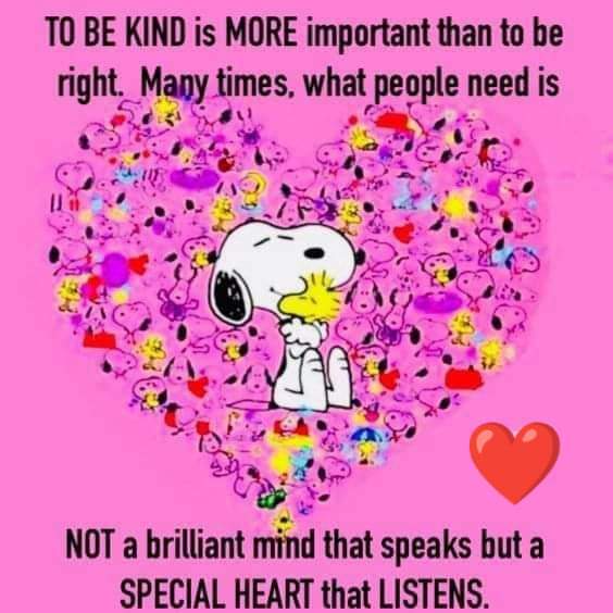 #KindnessMatters 
#thanksSnoopy