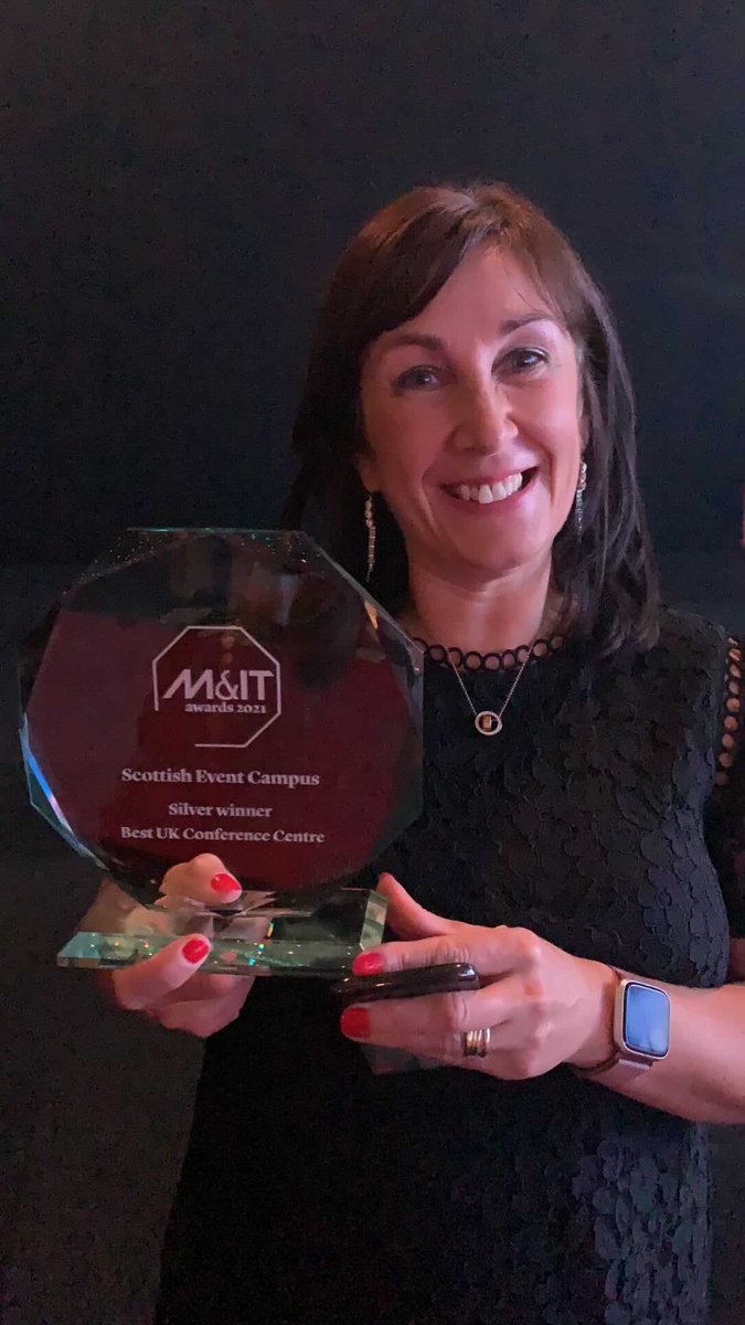 Absolutely thrilled that the SEC has taken the silver award at the M&amp;IT Awards.  Thank you to everyone who has voted for us. ⁦<a href="/meetpie/">m&it magazine</a>⁩ ⁦<a href="/SECGlasgow/">Scottish Event Campus</a>⁩