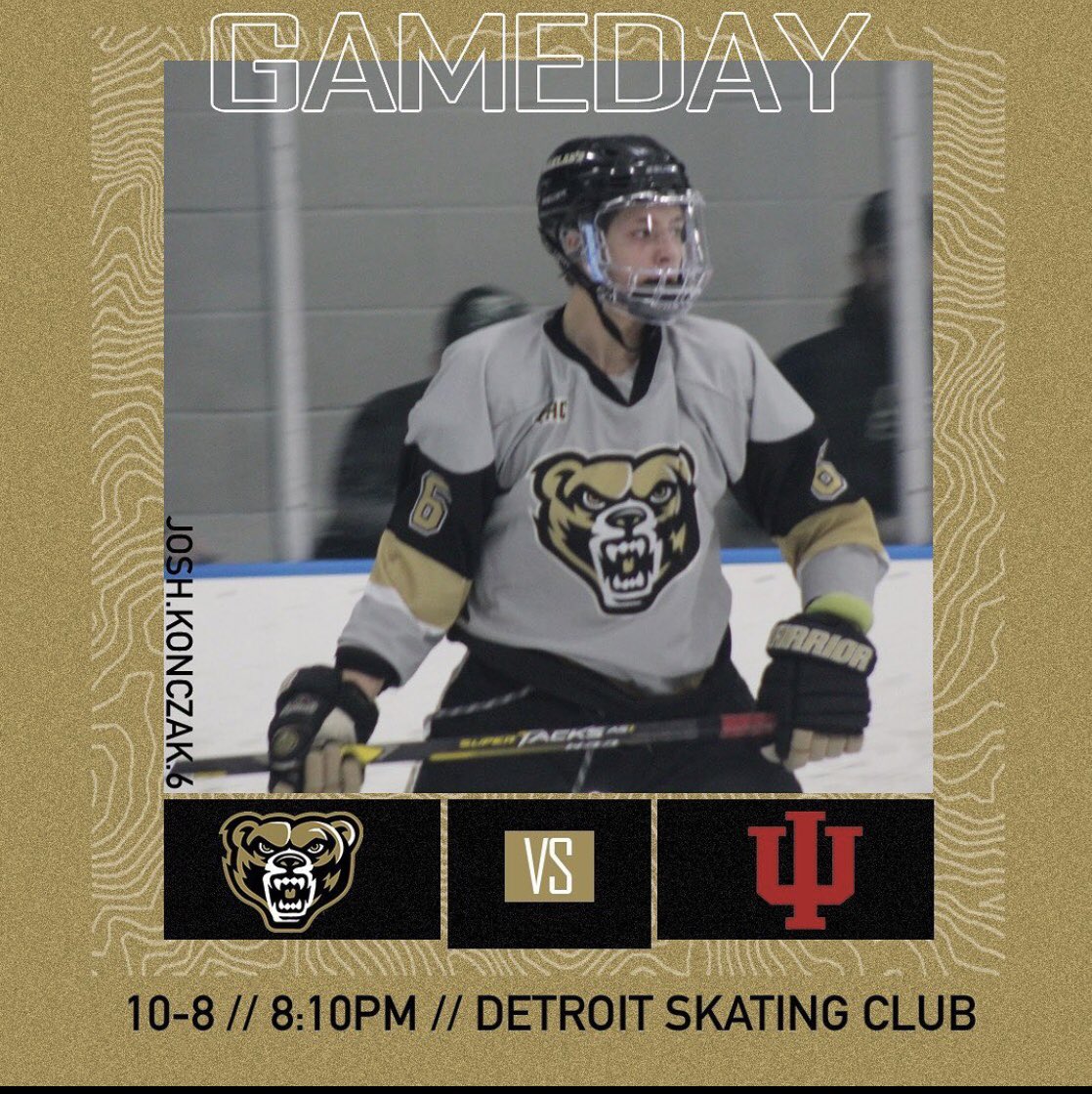 Tread42's tweet photo. Carson Treadway @carsontread makes his college hockey debut tonight for the Indiana Hoosier Hockey Club vs Oakland University. Also making his collegiate debut is fellow Evansville native Freshman John Collier @JohnColliier Best of luck to the Hoosiers

Puck drops at 8:10 pm est https://t.co/lKt3Mb5BX2