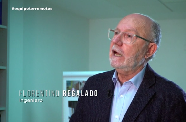 dic_ua's tweet photo. @UA_Universidad @EqInvestigacion @sivorra El profesor jubilado del departamento e ingeniero de caminos Florentino Regalado explica la importancia de un buen diseño sismoestructural para evitar el colapso de un edificio #EquipoTerremotos @EqInvestigacion @laSextaTV https://t.co/JBjh1SqoJc