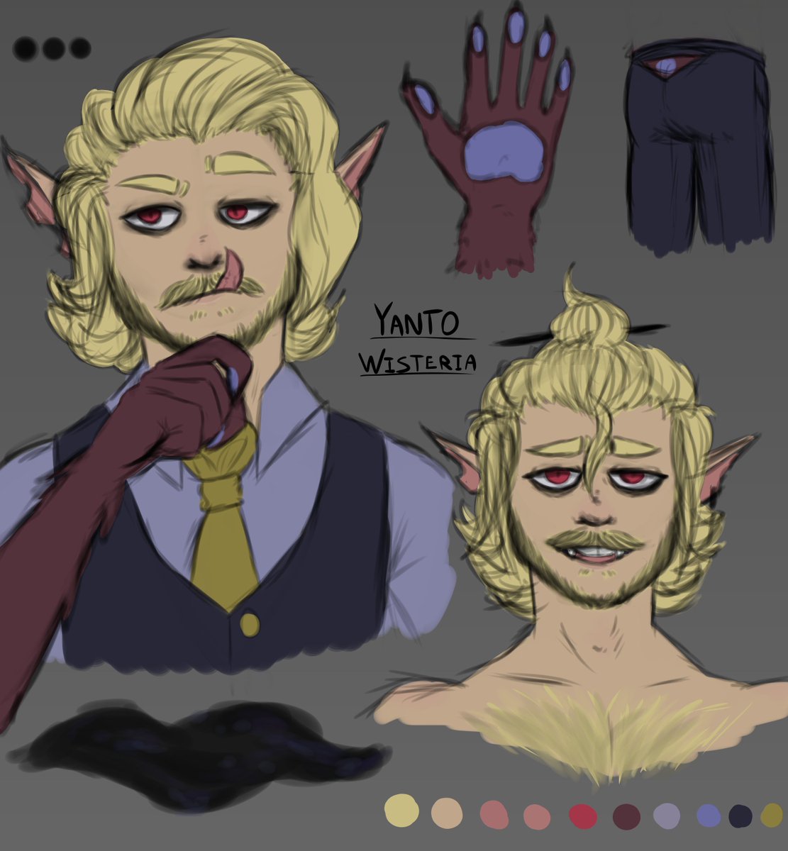 Little reference for the Illusionist/False Jester

#fantasy #hibrid #reference #blonde #characterdesign #rpg #tabletoprpg #dnd #sketch