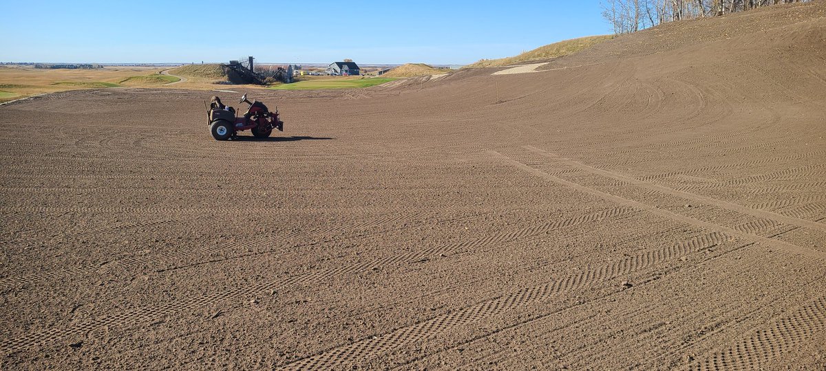 Finally finished hauling topsoil this morning. Now the prep work begins!