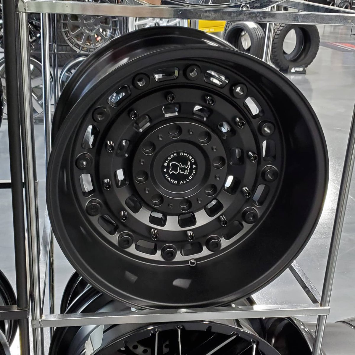 Stopped <a href="/ExtremeCustoms/">Extreme Customs</a> while in Oshkosh, WI. Some rad rims and tires they've got on display. Liked the Nitto Ridge Grappler and the Black Rhino wheels.
.
#extremecustoms #nittotires #nittoridgegrappler #blackrhino #blackrhinowheels #jeep #wrangler #jeepwrangler #jeepjk #jeepjku