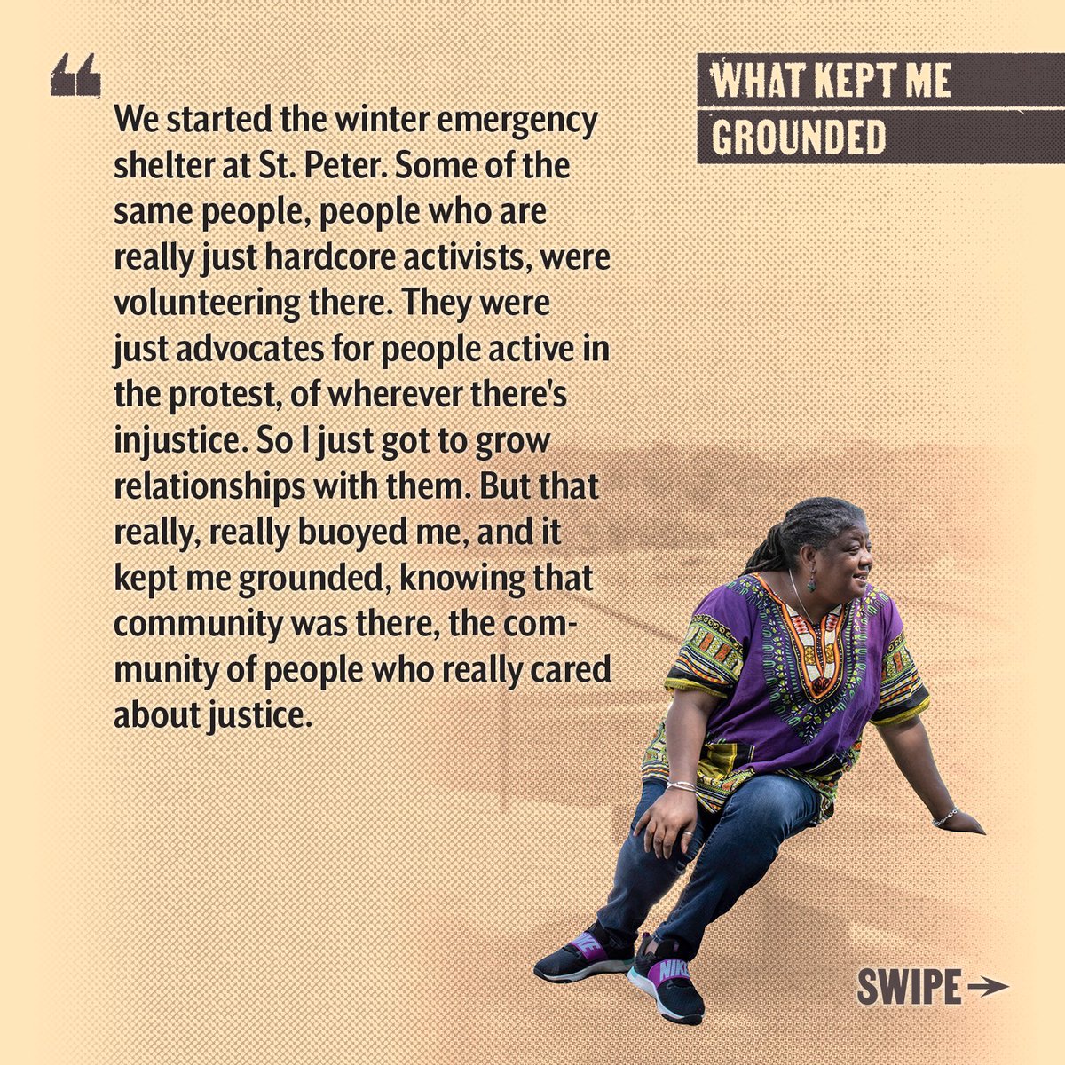 ArchCityDefense's tweet photo. We appreciate her heartfelt candor and are grateful to include the wise words from our client in “The Power and Plight of Protest,” an original graphic series.
#ACDProtestSeries #BlackLivesMatter #STLStories #ArchCityDefenders #ACDStories #NoJusticeNoPeace https://t.co/iP68gsOnIp