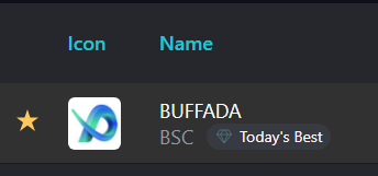 buffadafinance's tweet photo. We ranked as "Today's Best" on Coinscope! Let's keep this up everyoone https://t.co/9fjWmnEPci https://t.co/QaaoCnCp1h