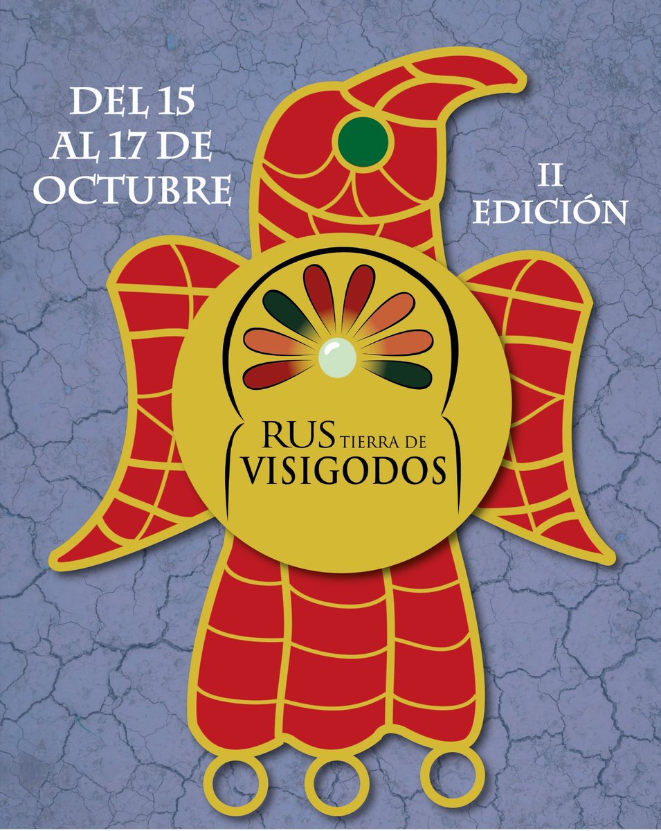 RVisigodos's tweet photo. 👉Este es el cartel de la II edición de Rus Tierra de Visigodos.
👀¿Qué os parece?
#rus #visigodos #visigothic #turismo #historia #rustierravisigodos #recreacionhistorica #reenactmen https://t.co/T0Nv36BCYS