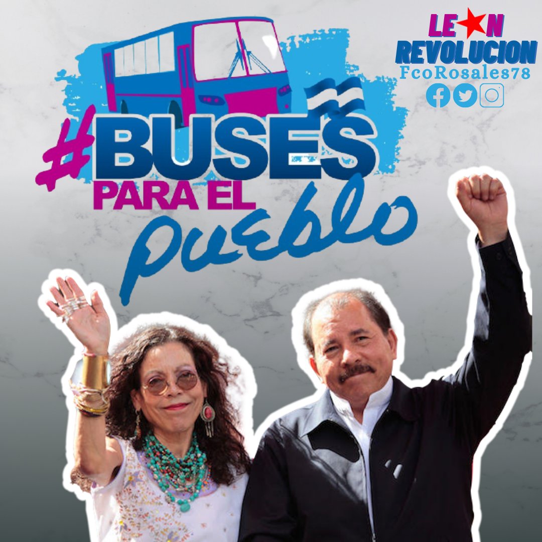 #8Octubre 
La Cra. Rosario Murillo anuncio que en los proximos dias, estaremos recibiendo la segunda flota de buses de la federacion Rusa, los cuales vendran a reforzar la flota del transporte publico.

#ConDanielEnLa2 
#TodosJuntosVamosAdelante 
@Gu2Perez @LaPeralta9 @Atego16