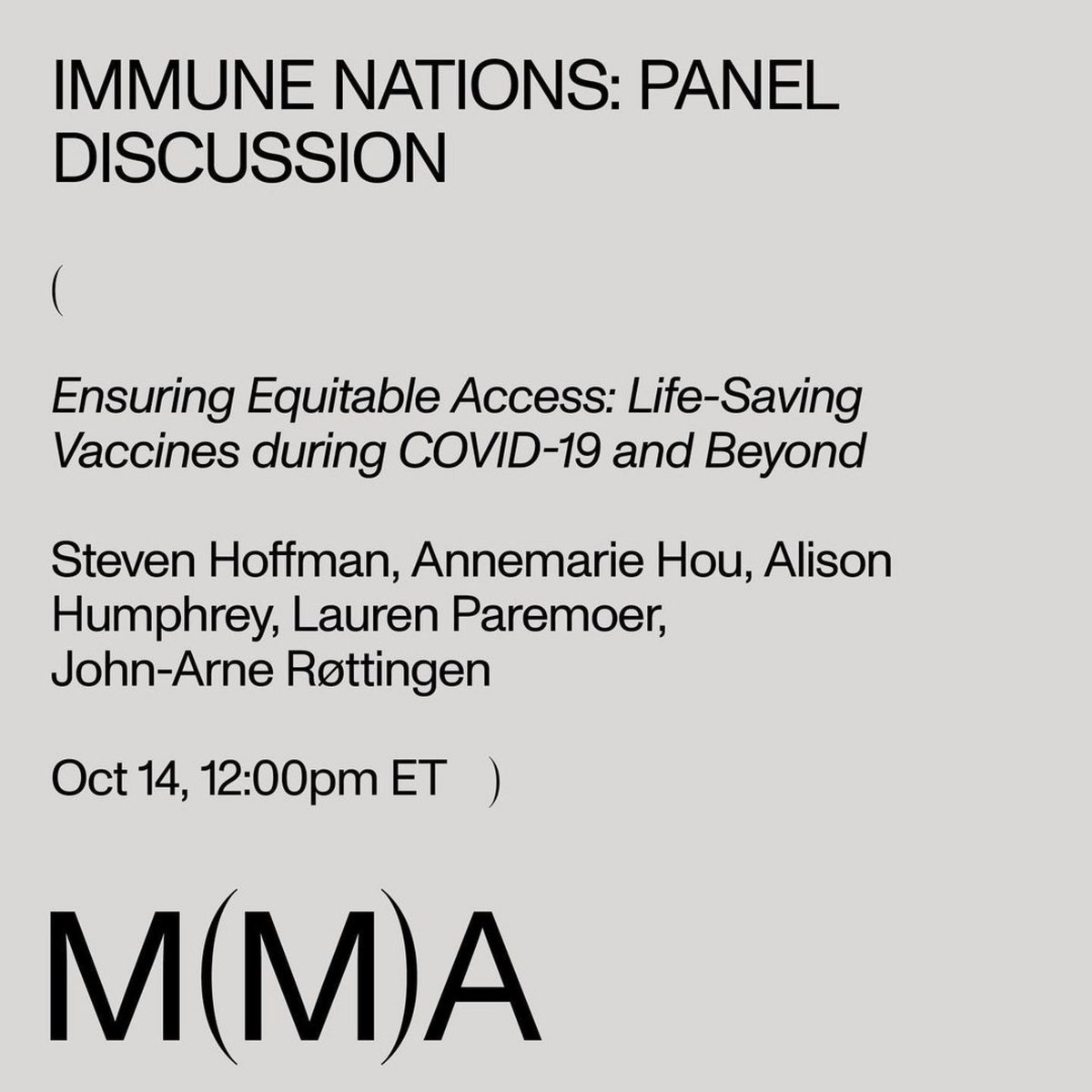 ImmuneNations's tweet photo. Please join the panel discussion “Ensuring Equitable Access: Life-saving Vaccines during Covid-19 and Beyond” register: https://t.co/CrgWvrFVJK https://t.co/eOz9l4cAgc