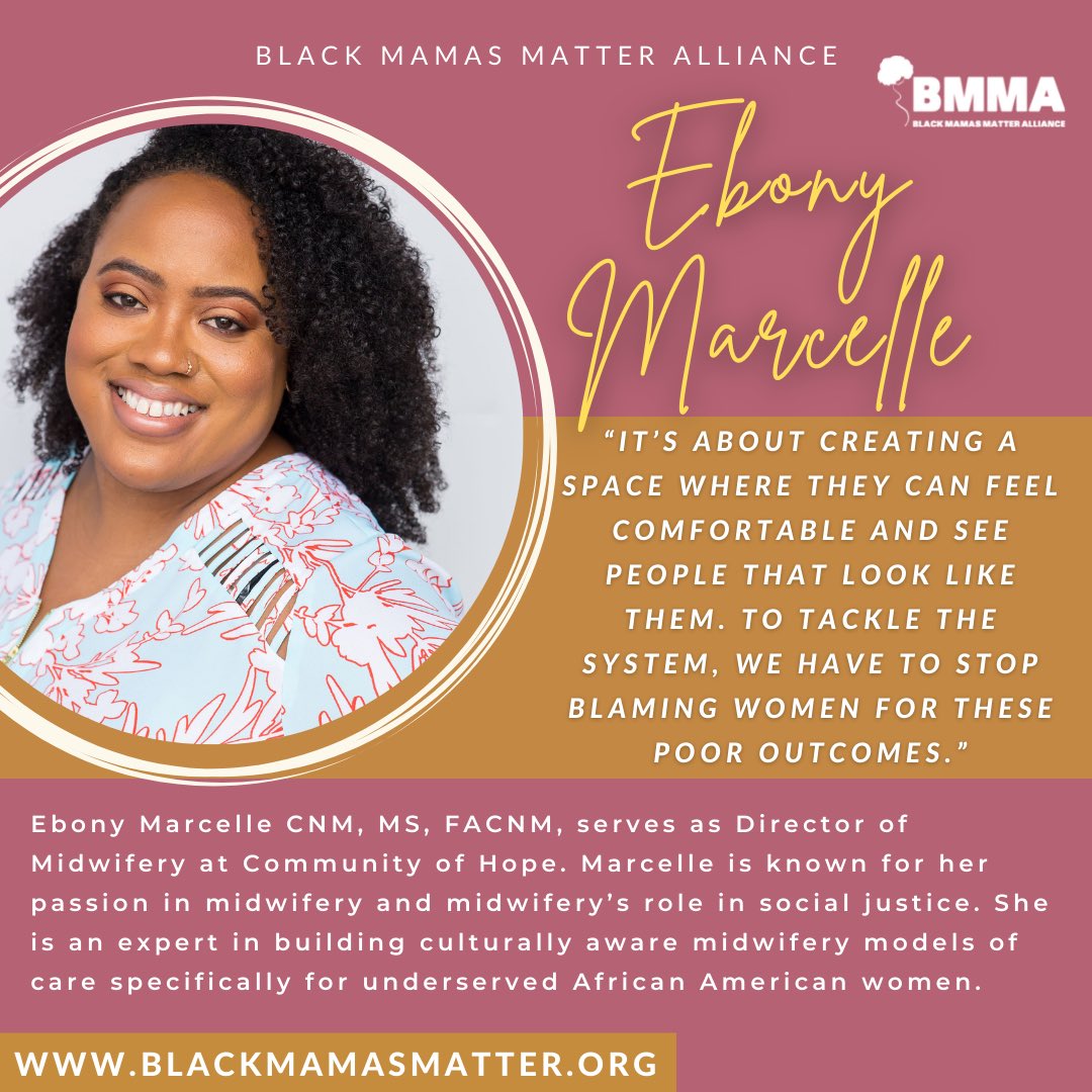 Ebony Marcelle is the Director of Midwifery at <a href="/cohsda/">Community Of Hope</a> . Formerly the Administrative Chief of Midwifery Service at Medstar Washington Hospital Center she completed her nursing education at Georgetown University and Midwifery at Philadelphia University.