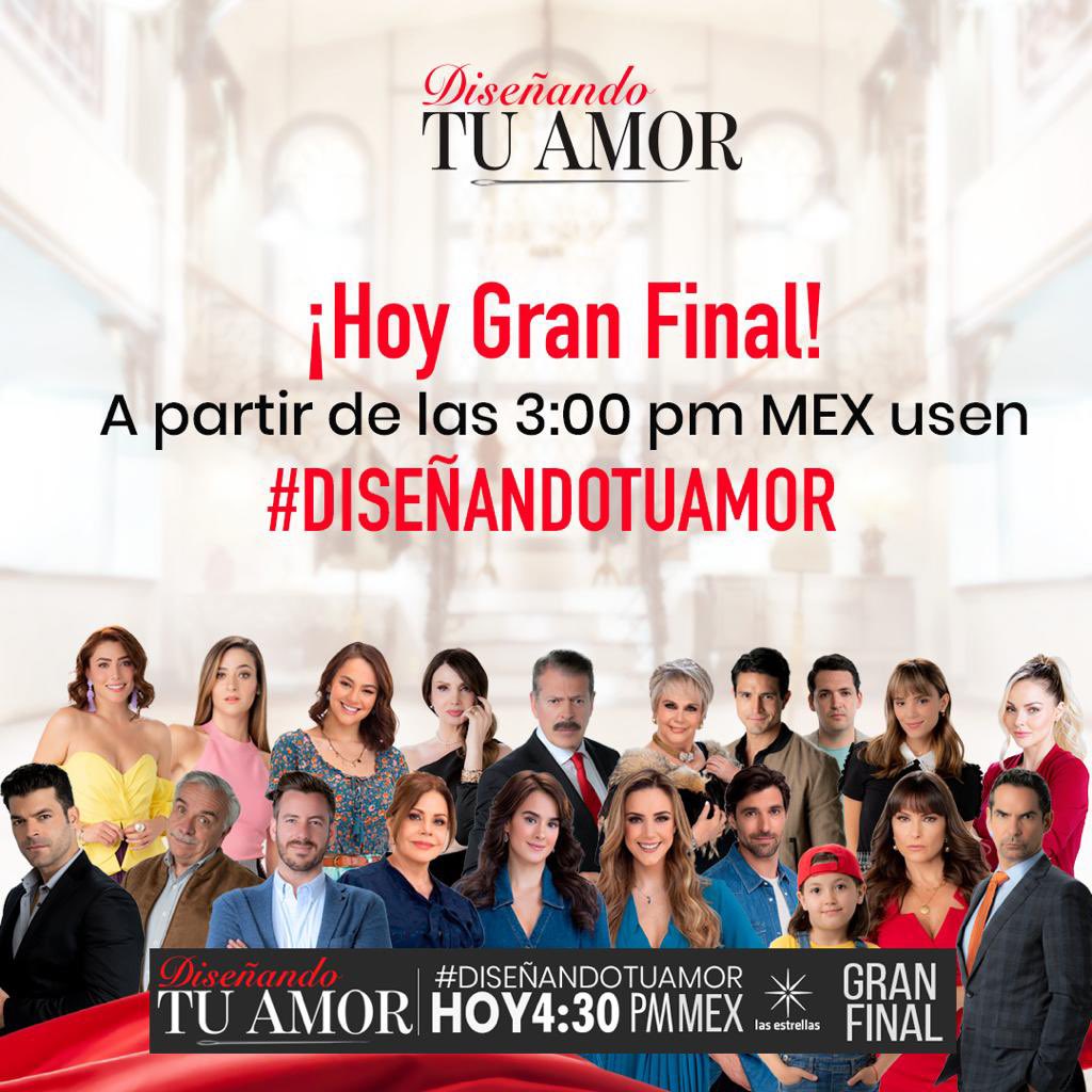 Toda historia tiene un final, adiós #DisenandoTuamor gracias por todo su cariño 💗
