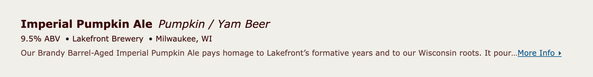 Hey pumpkin beer fans. Pssp. Look at our tap list. 👀🎃 <a href="/lakefront/">Lakefront Brewery</a>