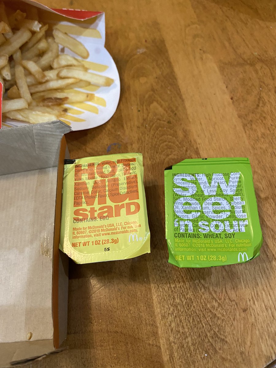 jlehansky09's tweet photo. I have been getting Hot Mustard from McDonalds since @Siriusjay recommended it on the Fast-Food Show back in the day.  Tremendous dipping sauce! https://t.co/AyDg9XvLWv