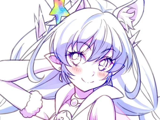 線画ペン変えてみた。
#precure #スタプリ 