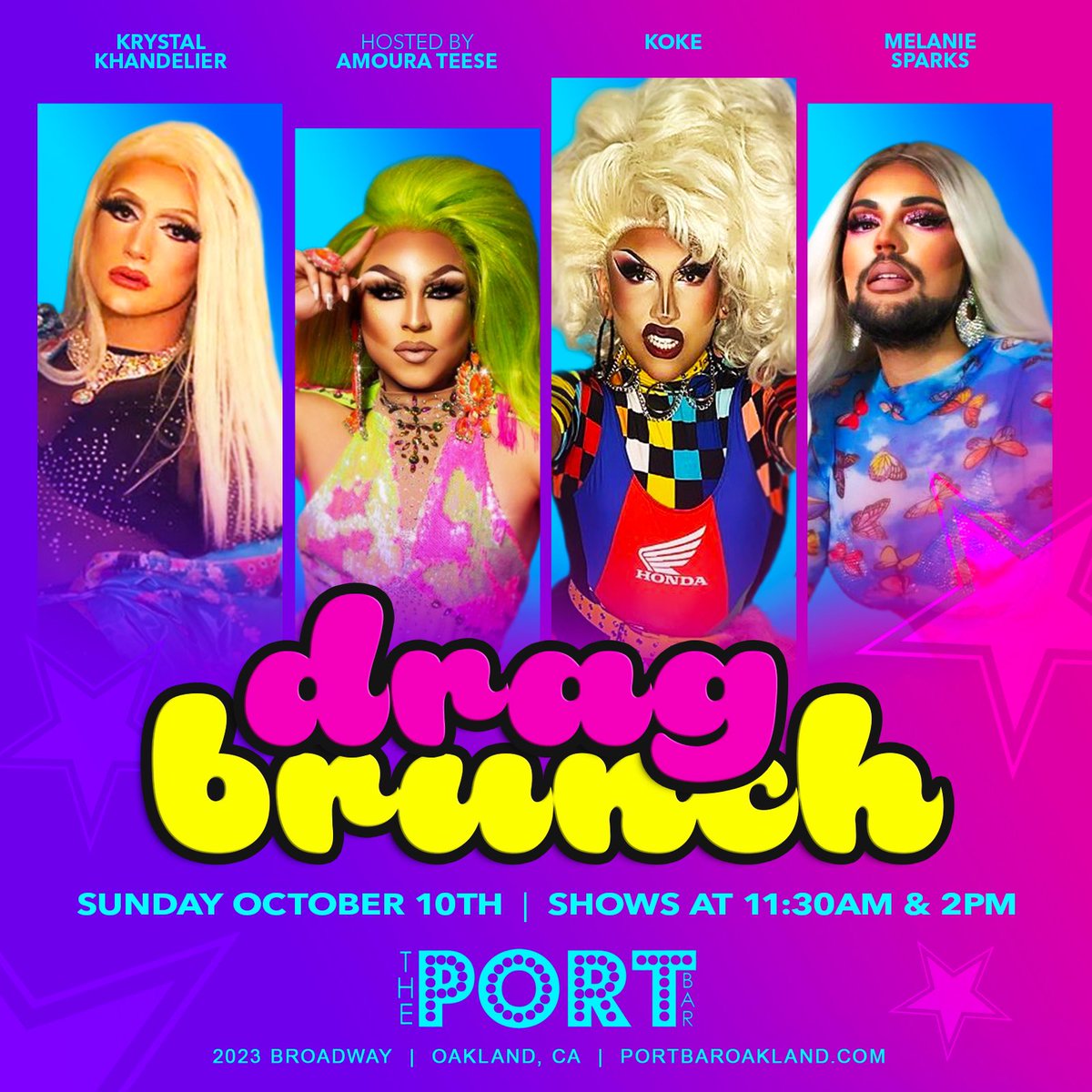SUNDAY FUNDAY is upon us! Who’s ready to turn up in Oakland for Brunch! For Reservations visit portbaroakland.com <a href="/PortBarOakland/">The Port Bar</a>