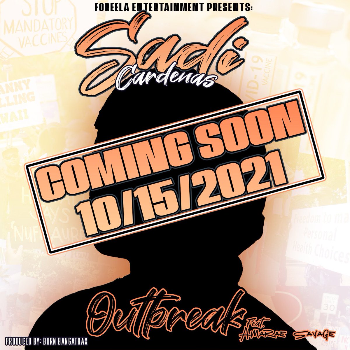Foreela808's tweet photo. Possibly the last song to come out of Foreela Entertainment.
Sadi Cardenas- Outbreak 
Featuring Amarae Savage 
Dont miss it! Pre-save now
Click link below
⬇️⬇️⬇️⬇️⬇️⬇️⬇️⬇️
https://t.co/CzVlUm8M4D

#BiggBossTelugu5 #COTI #Doctor #fixing #HometownChaChaChaEp12 https://t.co/UYx5SoJZB6