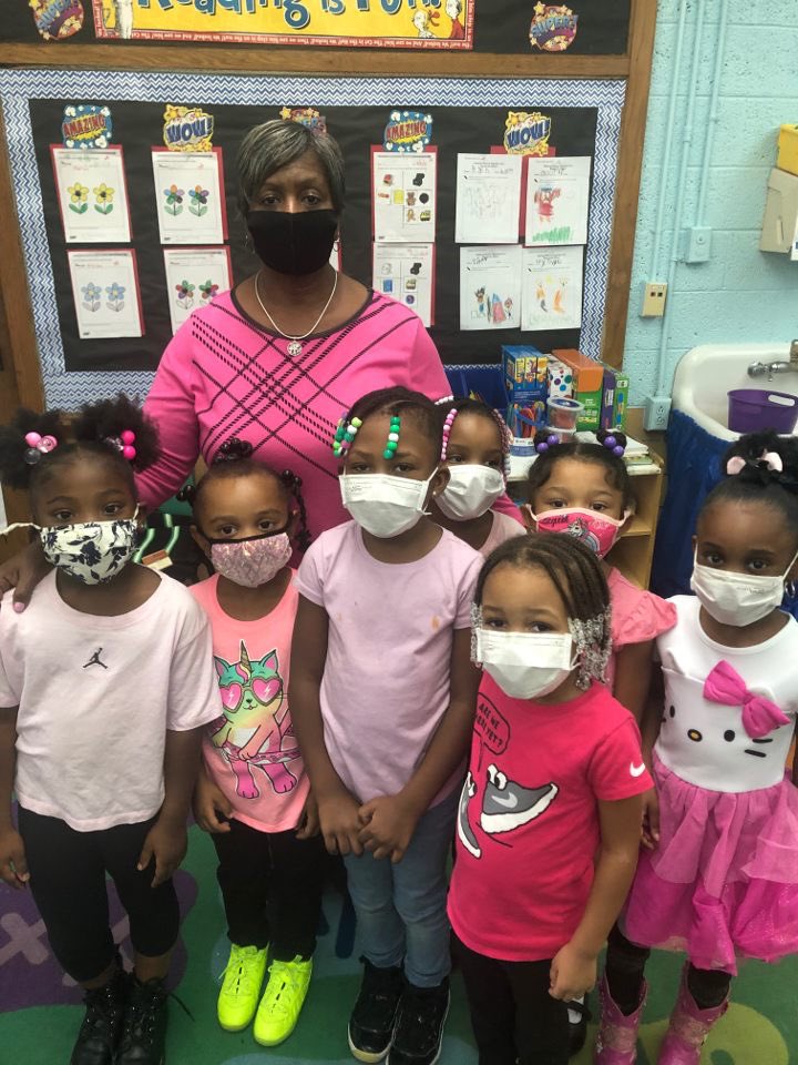 Wayne_DPSCD's tweet photo. Today we showed our support for Breast Cancer awareness by wearing pink this Friday! 🎀🚀 #BreastCancerAwarenessMonth https://t.co/zv12kRmnvy