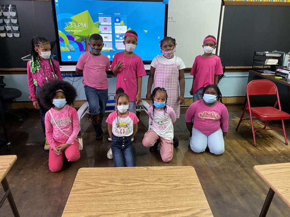 Wayne_DPSCD's tweet photo. Today we showed our support for Breast Cancer awareness by wearing pink this Friday! 🎀🚀 #BreastCancerAwarenessMonth https://t.co/zv12kRmnvy
