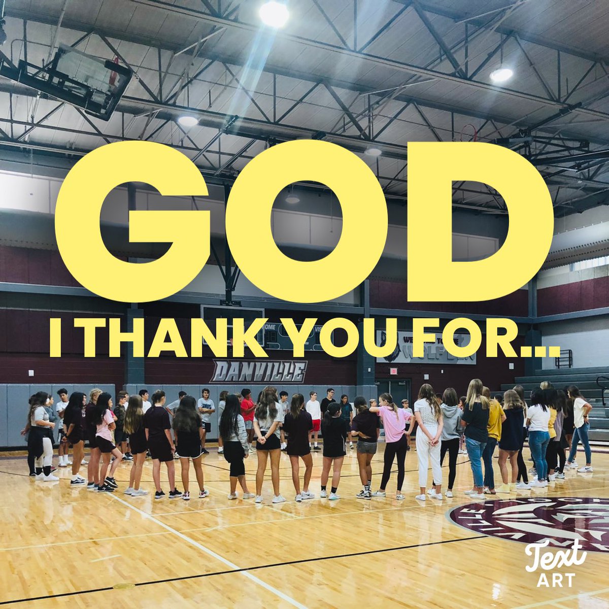 Over 100 believers came to the DMS gym  this morning. We split up into two prayer circles and thanked God for all things big and small. Our Pack is so blessed!! #GodIsGood #AllTheTime