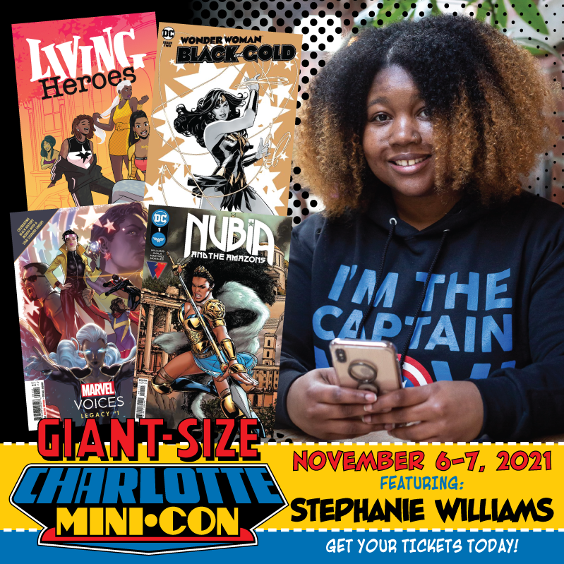 heroesonline's tweet photo. Just a head's up: Our In-Store signing with @Steph_I_Will for her new book #NubiaAndTheAmazons had to get pushed back to October 27th due to the books release being delayed a week!
If you can't make it out on the 27th, then be sure to come see her at the #GSCMC Nov 6-7! https://t.co/zc86mkewMq