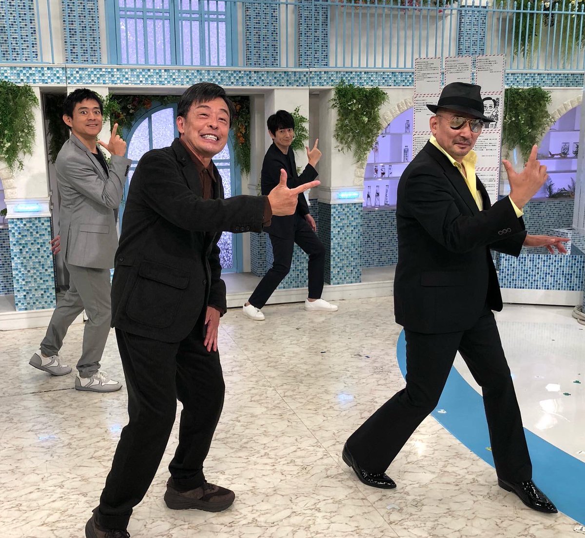 CKB_official's tweet photo. 昨日はNHKあさイチにお邪魔いたしました！
光石さんとの共演光栄でした。ありがとうございました。
司会の博多華丸さん、大吉さん、鈴木奈穂子アナウンサー、スタッフの皆様お世話になりました。

#クレイジーケンバンド
#横山剣
#光石研
#博多華丸
#博多大吉
#鈴木奈穂子
#nhk
#あさイチ https://t.co/M25DuX0ska