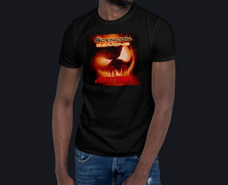 scenciongaming's tweet photo. @lwolf3l @BlazedRTs @SGH_RTs @GamingRTweeters @glytchenergy We will be releasing the new special edition shirt soon! Also last year's #12daysofterror shirt will be back up for a limited time! Stay tuned and #ScendIt for the SPOOKS! https://t.co/1tNjwQkDlg