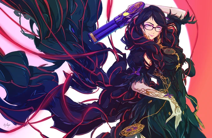 Bayonetta 3, Moon/ベヨネッタ3、月 #bayonetta3 #ベヨネッタ3 #bayonetta #ベヨネッタ #fanart #twinbraids #platinumgames #sega https://t.co/Qfks7p3IlP 