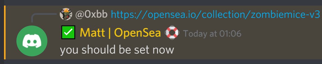 Hey fam, thank you all for the help, we really appreciate it!
We also want to thank Matt from OS support! 

We will change the description, name, ava, banners tmrw and share the new collection name as well to avoid the confusion.