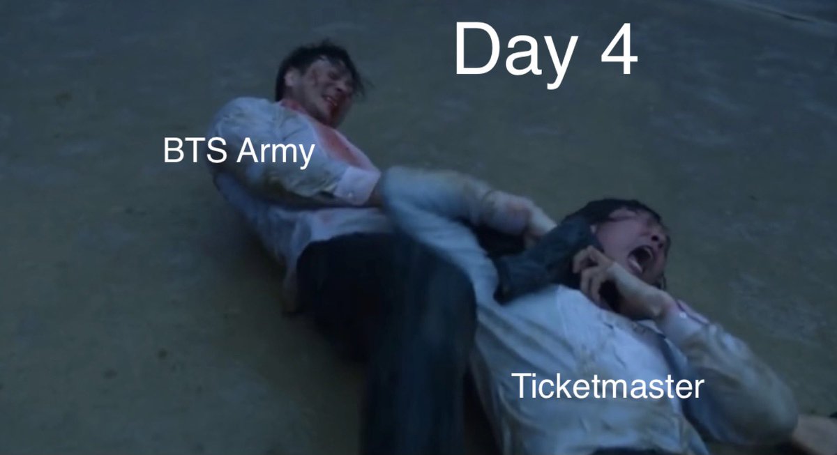 InASubBubble's tweet photo. Day 4, The stages of #btsconcertLA  ticketgate saga on my timeline this week 🤣
The struggle has been real #Ticketmaster is BTS Army enemy number one
#BTSCONCERT https://t.co/ZRuDov68F4
