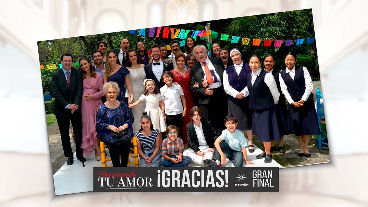 disenandotuamor's tweet photo. Todo el elenco de Diseñando Tu Amor les da las gracias por seguir nuestras transmisiones 🎬♥️
¡GRACIAS! 🤗
#DiseñandoTuAmor #Televisa #Telenovela #LasEstrellas #Granfinal #Gracias https://t.co/nxdkztfi8B