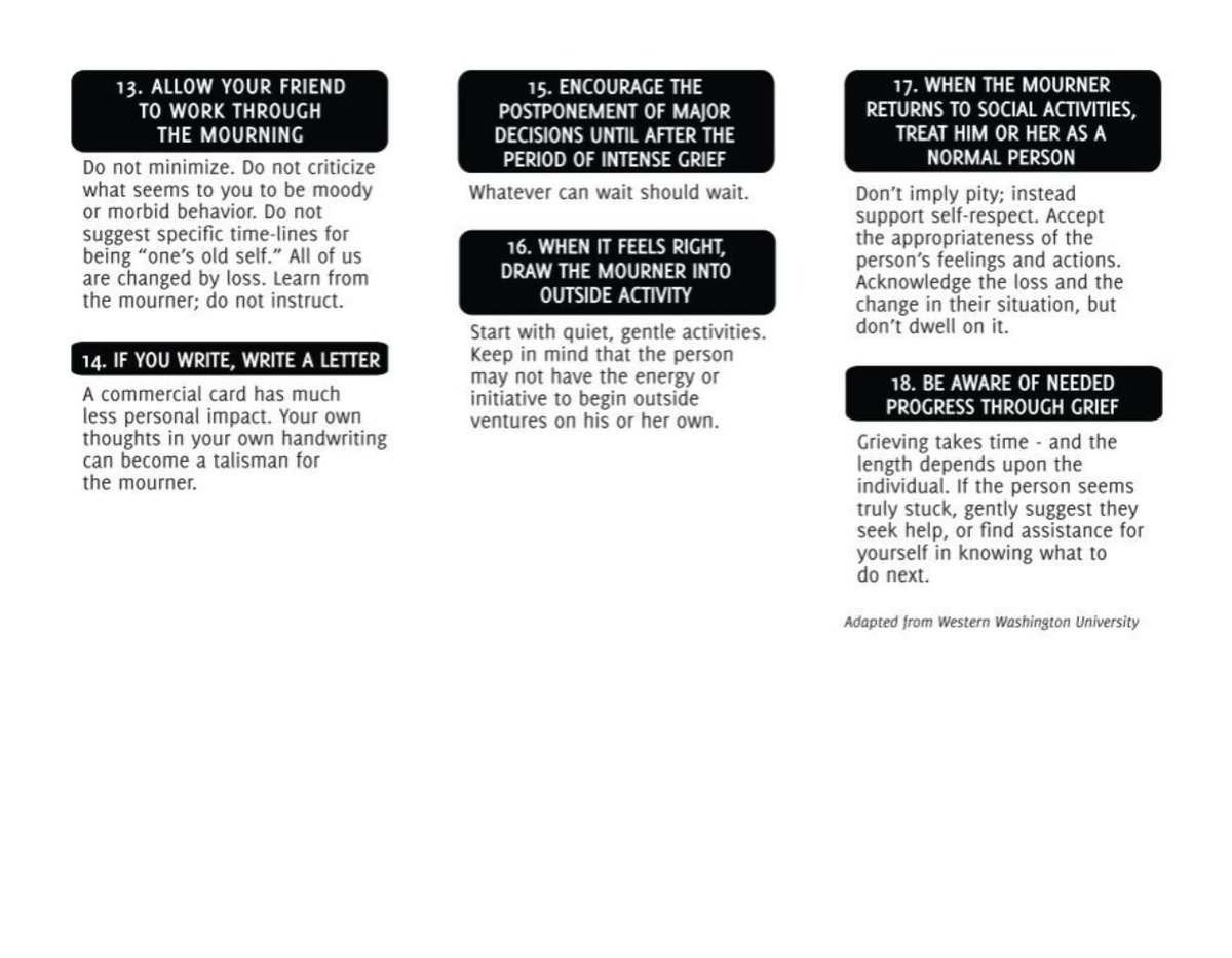ForeverCemetery's tweet photo. How to help a grieving friend, some helpful advice #grief #grieving #deathtalk https://t.co/xGveeGdhAG