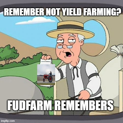 FudFarm's tweet photo. Reason #6969 we love the NFT community, people like
@wenEthmoon making #Fudfarm memes before it even launches ๐ https://t.co/3mDMYFXBOT
