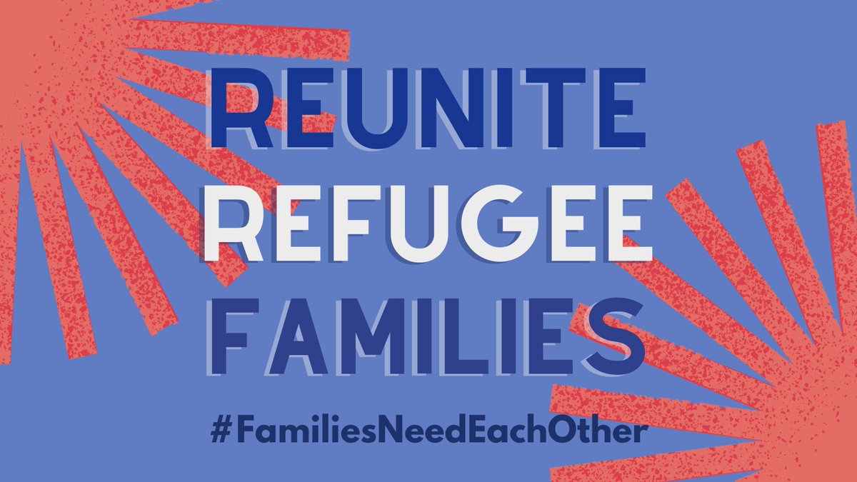 The journey of refugee families to find safety should not involve separation from each other. And it definitely should not involve YEARS of separation from each other. Yet, that’s exactly what’s happening and it needs to end. #EndTheDelays #ReuniteRefugeeFamilies