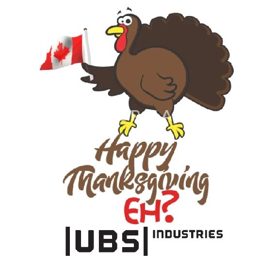 UBSINDUSTRIES's tweet photo. #HappyThanksgiving to all of our Canadian customers this weekend!  
.
.
Be safe everyone, and we'll see you Tuesday back at the office. https://t.co/eUen0Ee71L