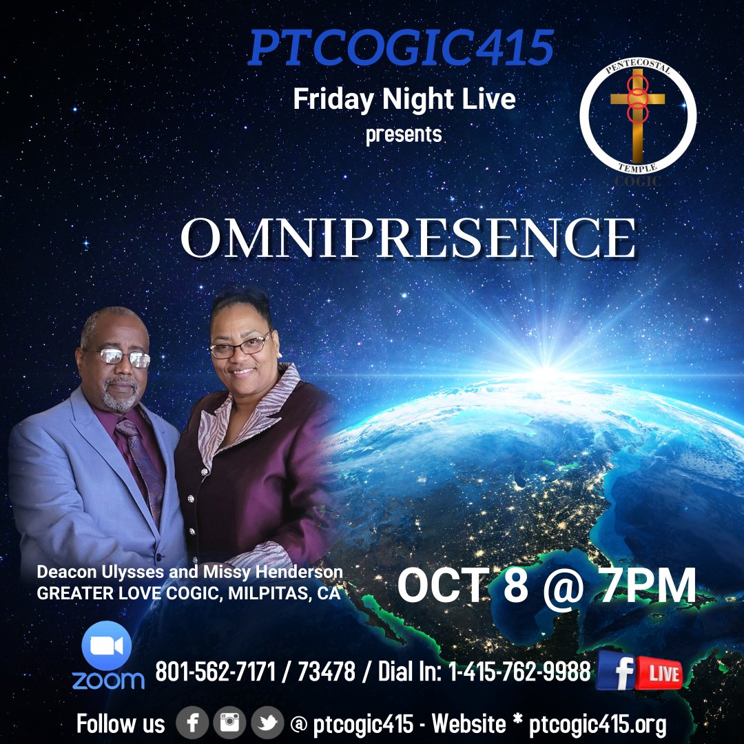 Come #worship with us tonight for Friday Night Live #fnl #ptcogic415 #frisco #youreinvited #welcome #zoomworship #FacebookLive #singing #NOFILTER #GodIsGood #love #life #Grace #pentecostal #church #Mercy