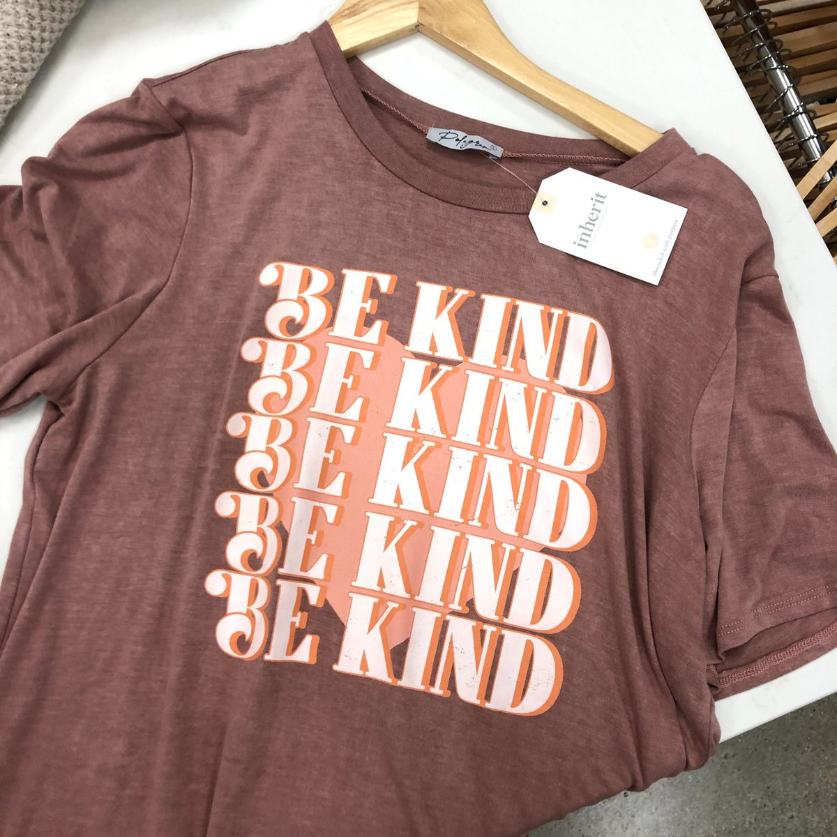 Morris_Tourism's tweet photo. Inherit Clothing Company reminds us that every day is a good day to be kind! Check out Inherit and all the great places to shop in Morris: https://t.co/AAWpauj84S #visitmorrismn #exporemoreinmorris https://t.co/6h1BsMdn6n